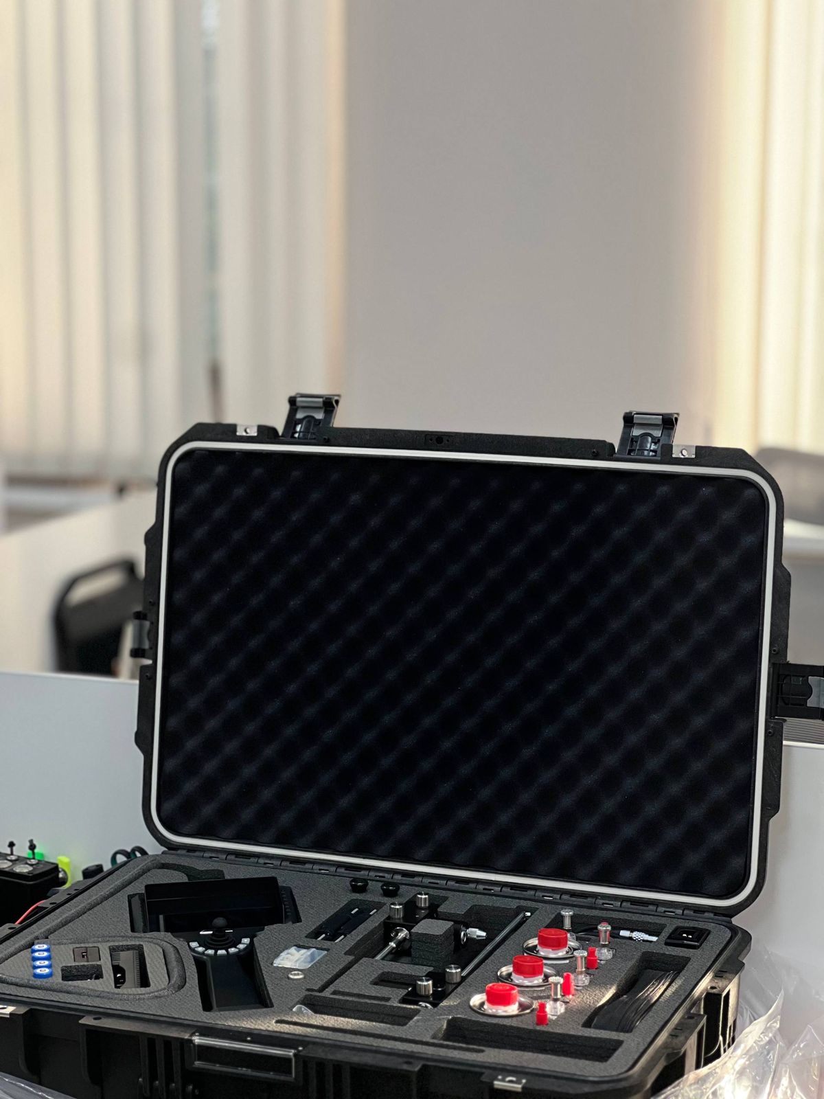 Wizard blendoscope complete kit — open carrying case with all modules